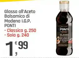 Supermercati Dok Glassa all'Aceto Balsamico di Modena I.G.P. Ponti offerta