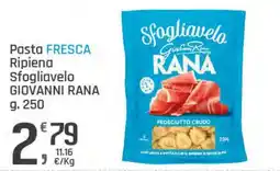 Supermercati Dok Pasta fresca ripiena sfogliavelo giovanni rana offerta