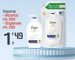 Supermercati Dok Dove Sapone Ricarica/Dispenser offerta