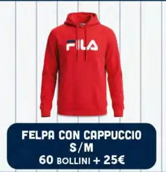 Supermercati Dok Felpa con cappuccio Fila offerta