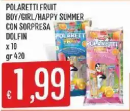 Sisa Polaretti fruit boy/girl/happy summer offerta