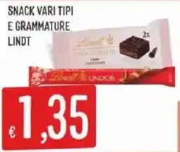 Sisa Snack vari tipi e grammature Lindt offerta
