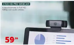 Comet Logitech C920 HD Pro Webcam offerta