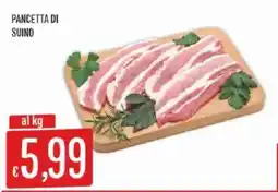 Sisa Pancetta di suino offerta