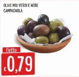 Sisa Olive mix verdi e nere campagnola offerta