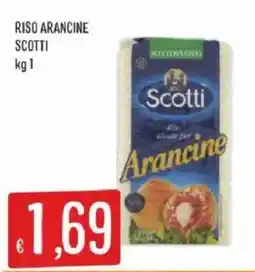 Sisa Riso arancine Scotti offerta
