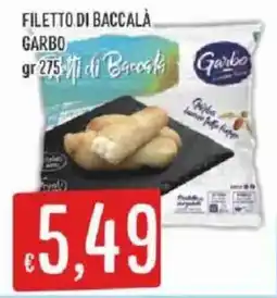 Sisa Filetto di baccalà Garbo offerta