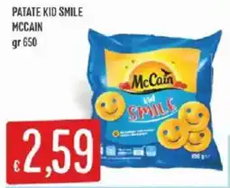Sisa Patate kid smile McCain offerta