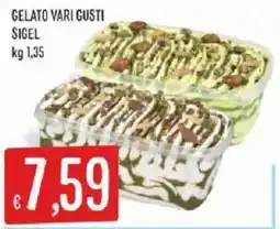 Sisa Gelato vari gusti Sigel offerta
