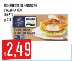 Sisa Fishburger di merluzzo d'alaska Frosta offerta