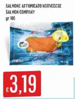 Sisa Salmone affumicato norvegese Salmon Company offerta