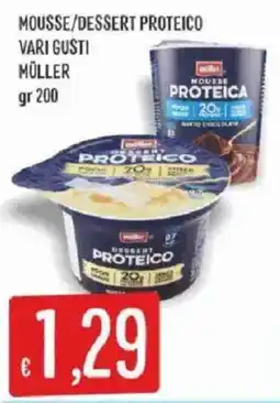 Sisa Mousse/dessert proteico Müller offerta
