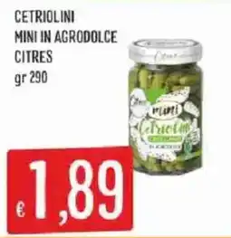 Sisa Cetriolini mini in agrodolce citres offerta