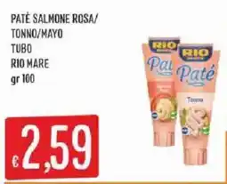 Sisa Paté salmone rosa tonno mayo Rio Mare offerta