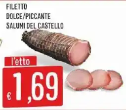 Sisa Filetto Dolce/Picante Salumi del Castello offerta