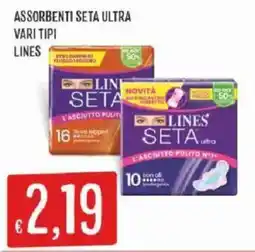 Sisa Assorbenti seta ultra Lines offerta