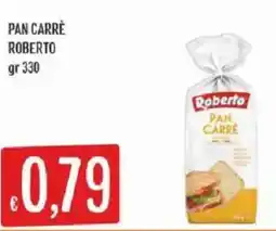 Sisa Pan carrè Roberto offerta