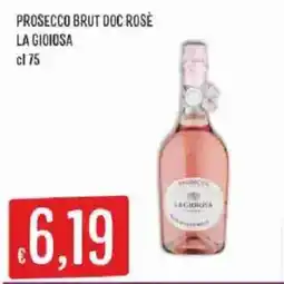 Sisa Prosecco brut doc rosè la gioiosa offerta