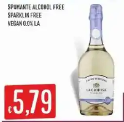 Sisa Spumante alcohol free Lagioiosa offerta