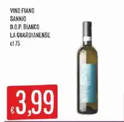 Sisa Vino Fiano Sannio D.O.P. Bianco La Guardianense offerta
