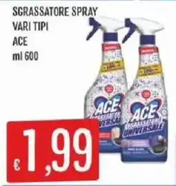 Sisa Sgrassatore spray Ace offerta