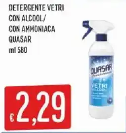 Sisa Detergente vetri con alcool/ con ammoniaca Quasar offerta