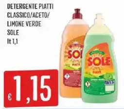 Sisa Detergente piatti Sole offerta