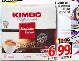 Il Genio Supermercato Kimbo Caffè Macinato Fresco offerta