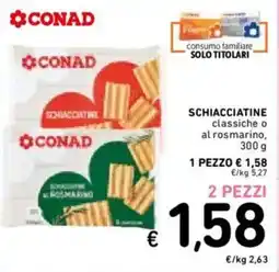 Spazio Conad Schicciatine Conad offerta