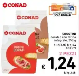 Spazio Conad Crostini dorati Conad offerta
