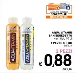 Spazio Conad Aqua vitamin San Benedetto offerta