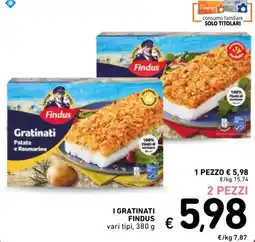 Spazio Conad I gratinati Findus offerta