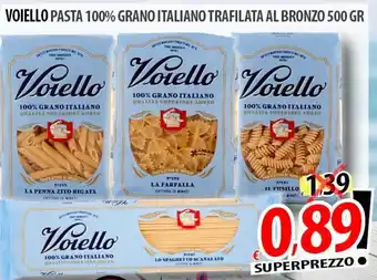 Il Genio Supermercato Voiello pasta 100% grano italiano offerta