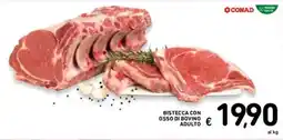 Spazio Conad Bistecca con osso di bovino adulto offerta