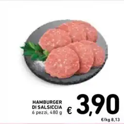 Spazio Conad Hamburger di salsiccia offerta
