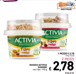 Spazio Conad Mix&Go Activia Danone offerta