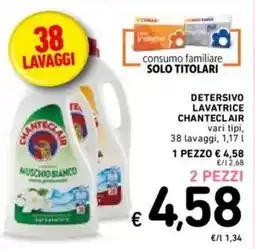 Spazio Conad Detersivo lavatrice Chanteclair offerta