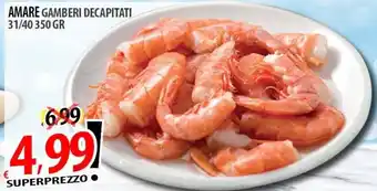 Amare gamberi decapitati