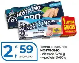 Alter Discount Tonno al naturale NOSTROMO offerta
