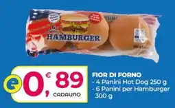 Alter Discount Fior di Forno Panini per Hamburger offerta
