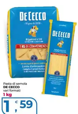 Alter Discount Pasta di semola DE CECCO offerta