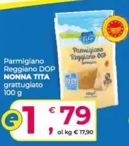 Alter Discount Parmigiano Reggiano DOP NONNA TITA grattugiato offerta