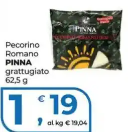 Alter Discount Pecorino Romano PINNA grattugiato offerta