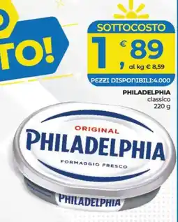Alter Discount Philadelphia formaggio fresco classico offerta