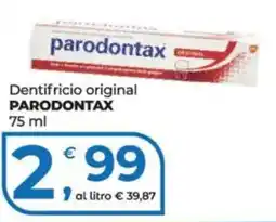 Alter Discount Dentifricio original PARODONTAX offerta