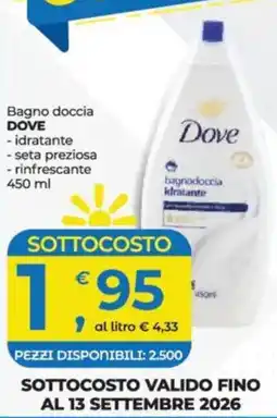 Alter Discount Bagno doccia Dove idratante offerta