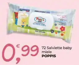 Alter Discount Salviette baby miele Poppis offerta