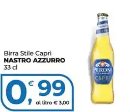 Alter Discount Birra Stile Capri Nastro Azzurro offerta