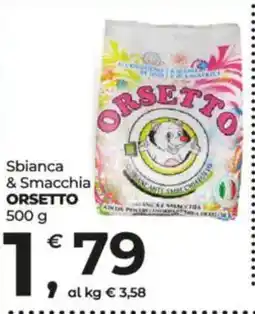 Alter Discount Sbianca & Smacchia Orsetto offerta