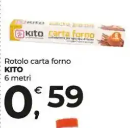 Alter Discount Rotolo carta forno KITO offerta